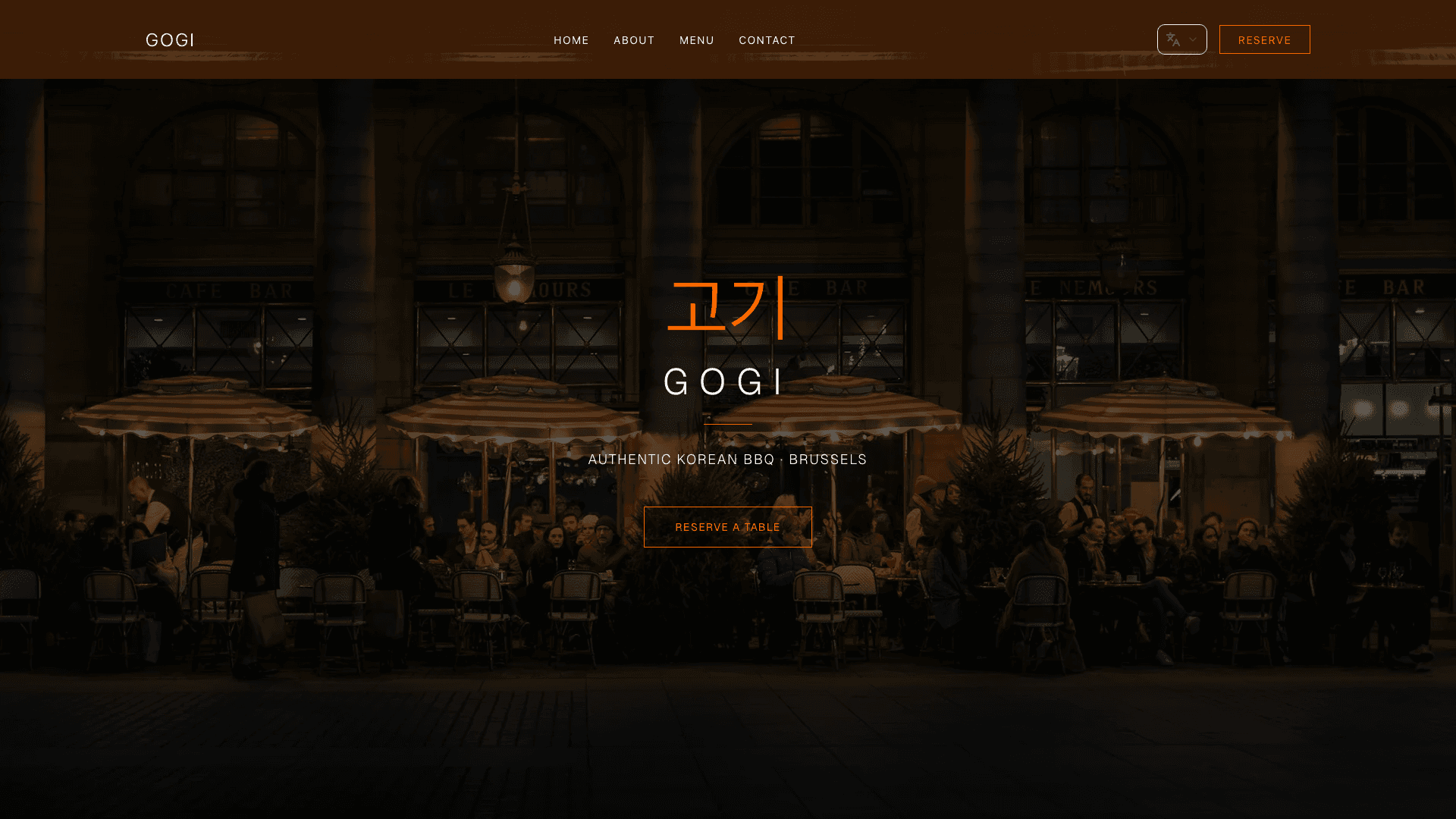 Gogi Korean BBQ - Authentic Korean Restaurant in Brussels project preview