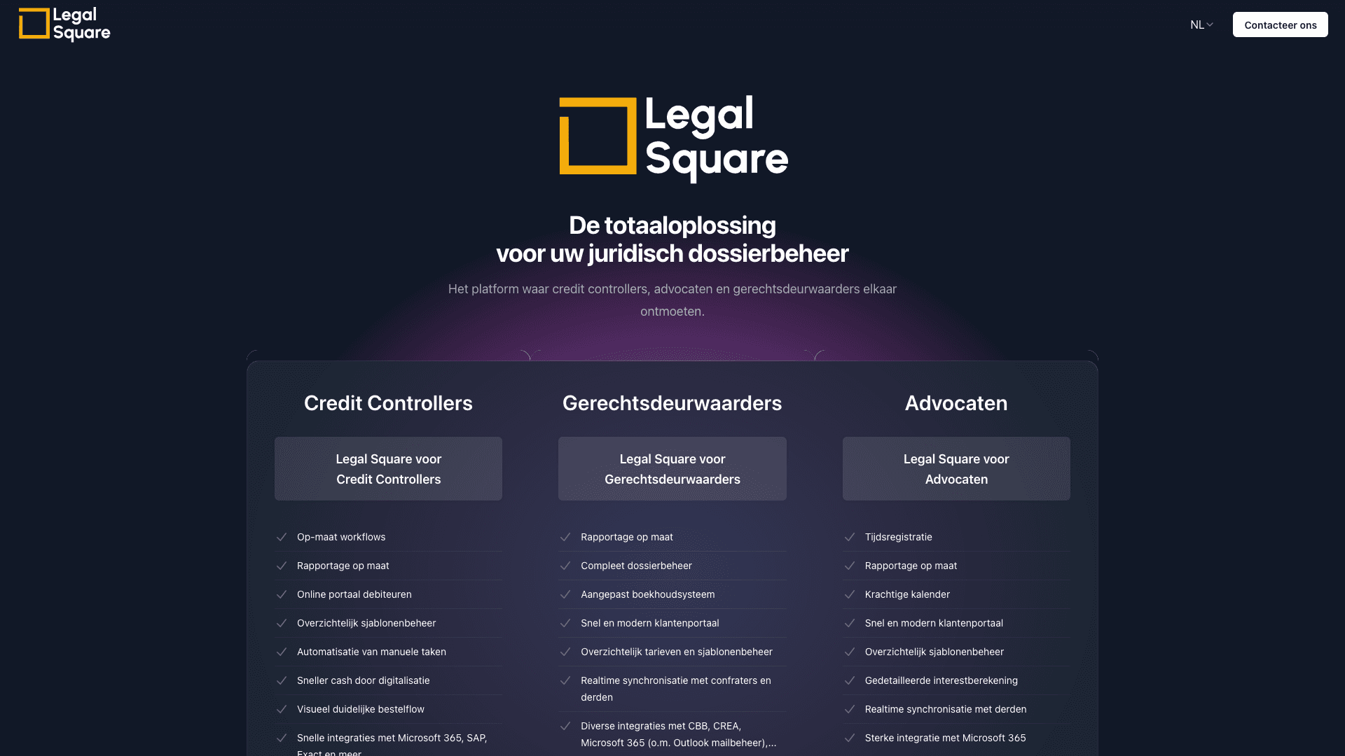 Vorschau des Projekts LegalSquare - Plattform für juristische Aktenverwaltung