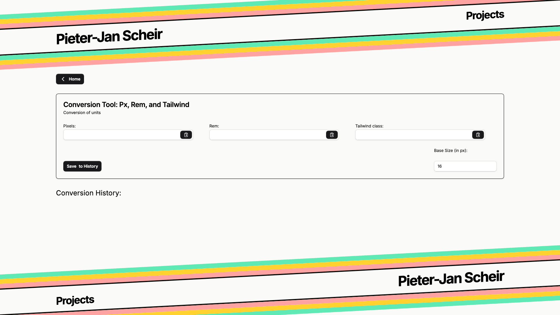 Vorschau des Projekts Portfolio - scheir.eu