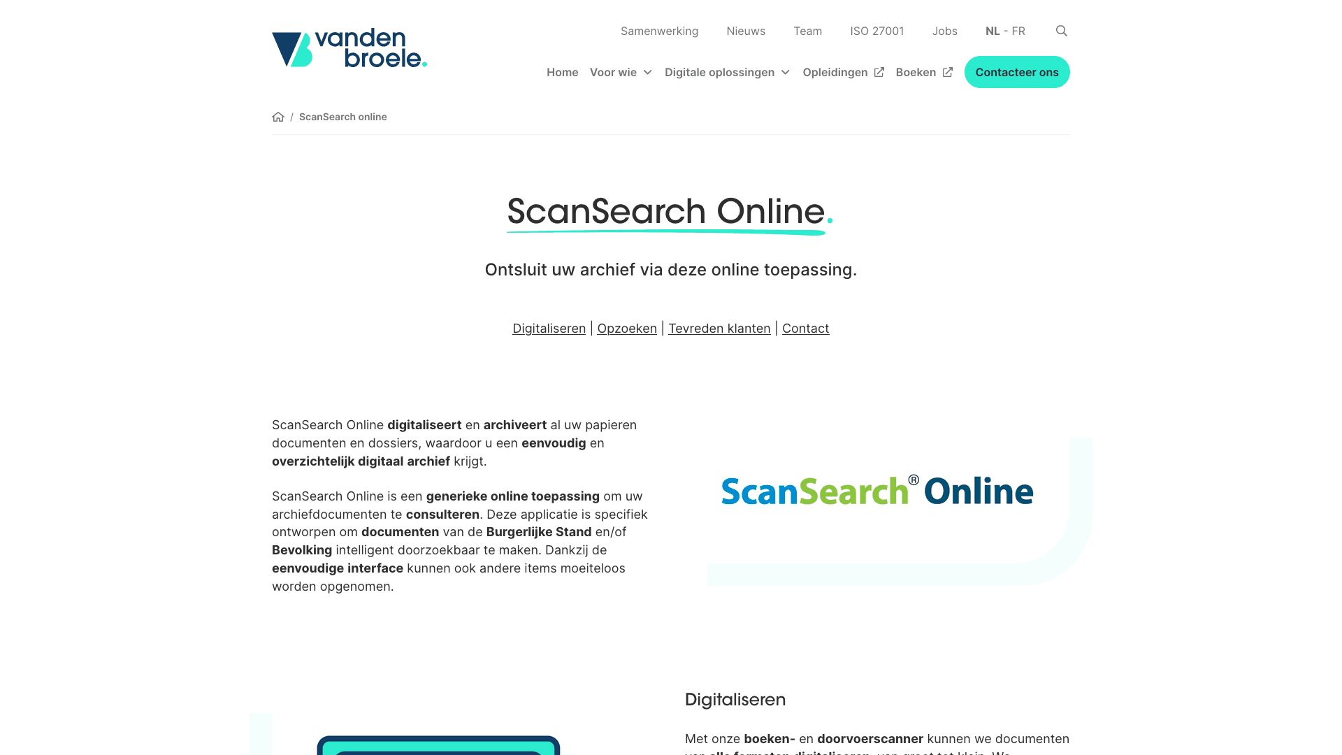 Vorschau des Projekts Scan Search Online - Digitale Archivplattform