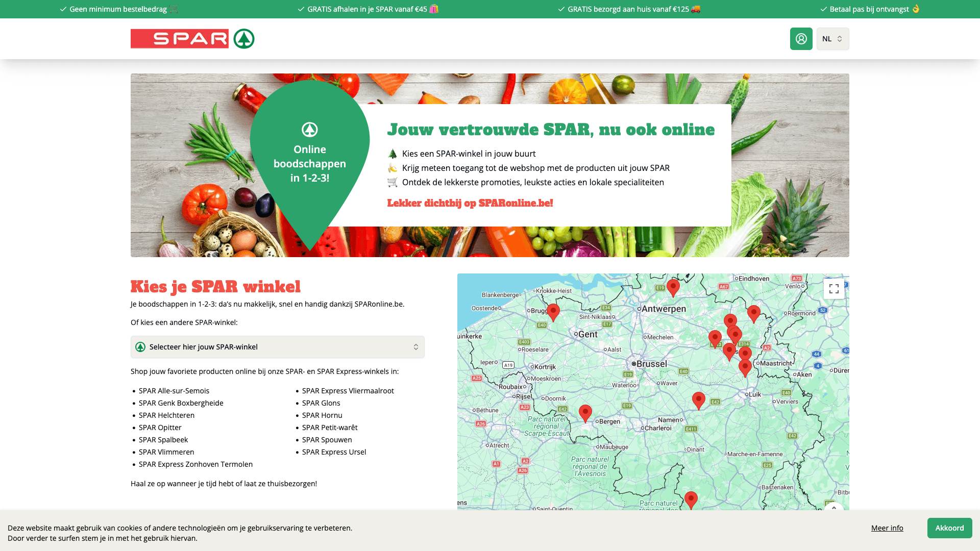 Vorschau des Projekts SPAR Online - Online-Lebensmitteleinkauf