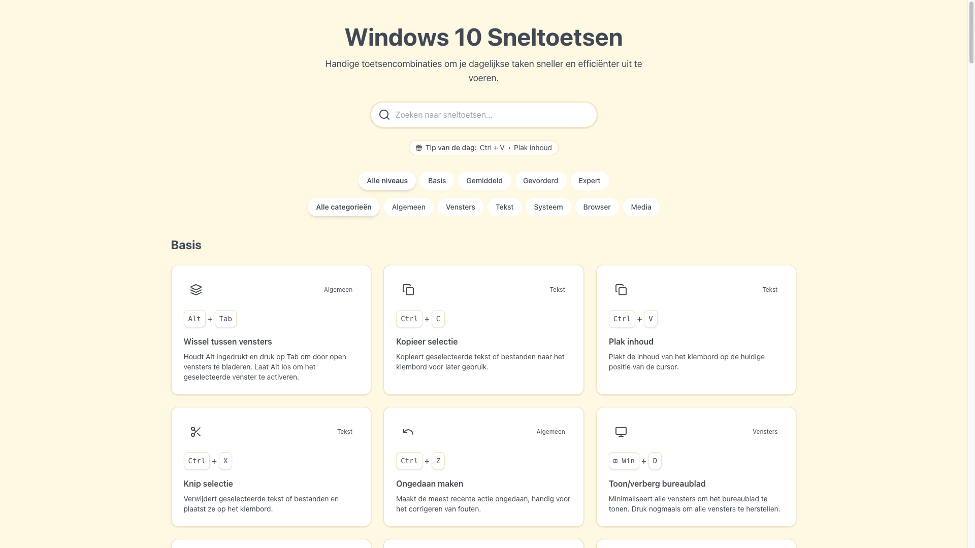 Windows Keyboard Shortcuts - Complete Reference Guide project preview